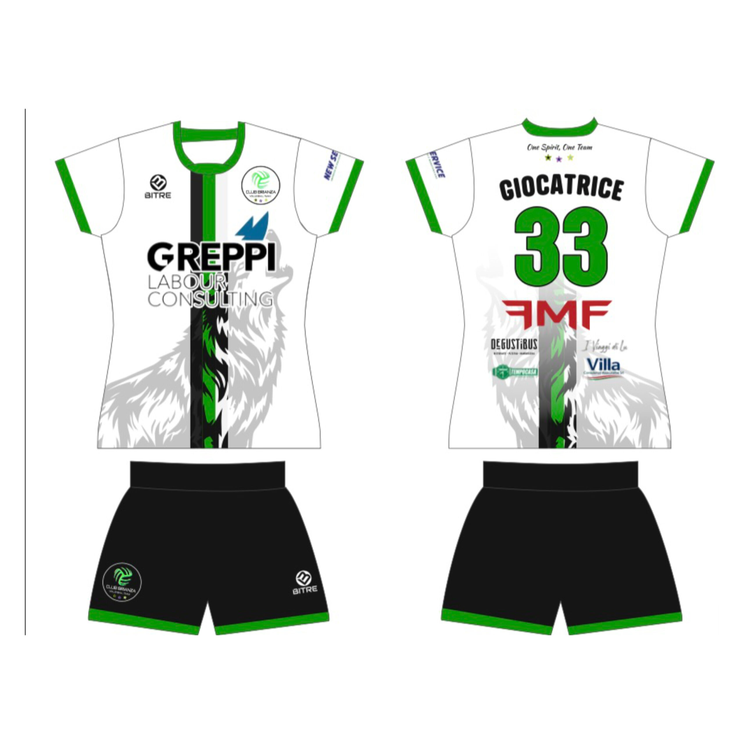 Kit Divisa da Gara Completo Libero Bianca