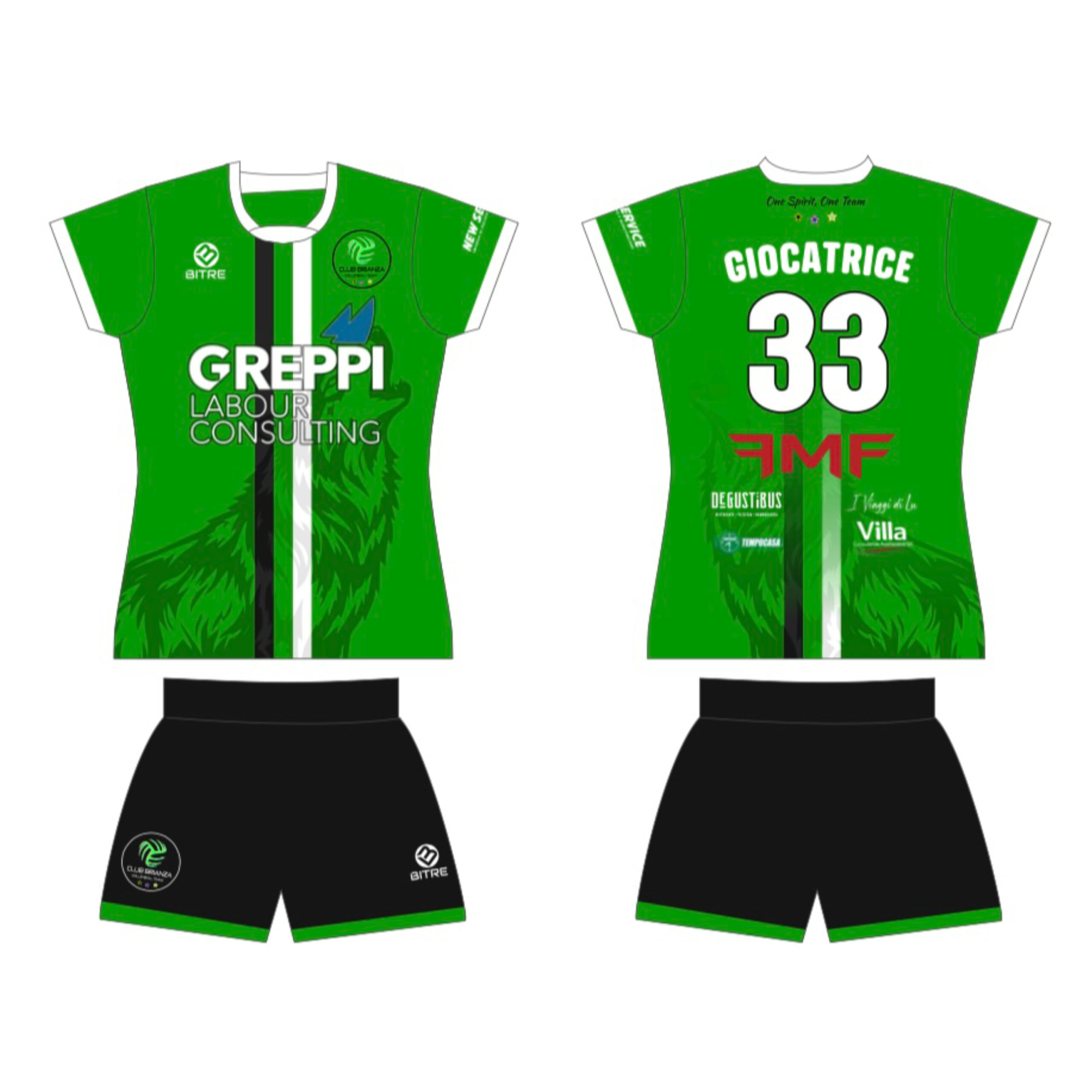 Kit Divisa da Gara Completo Libero Verde